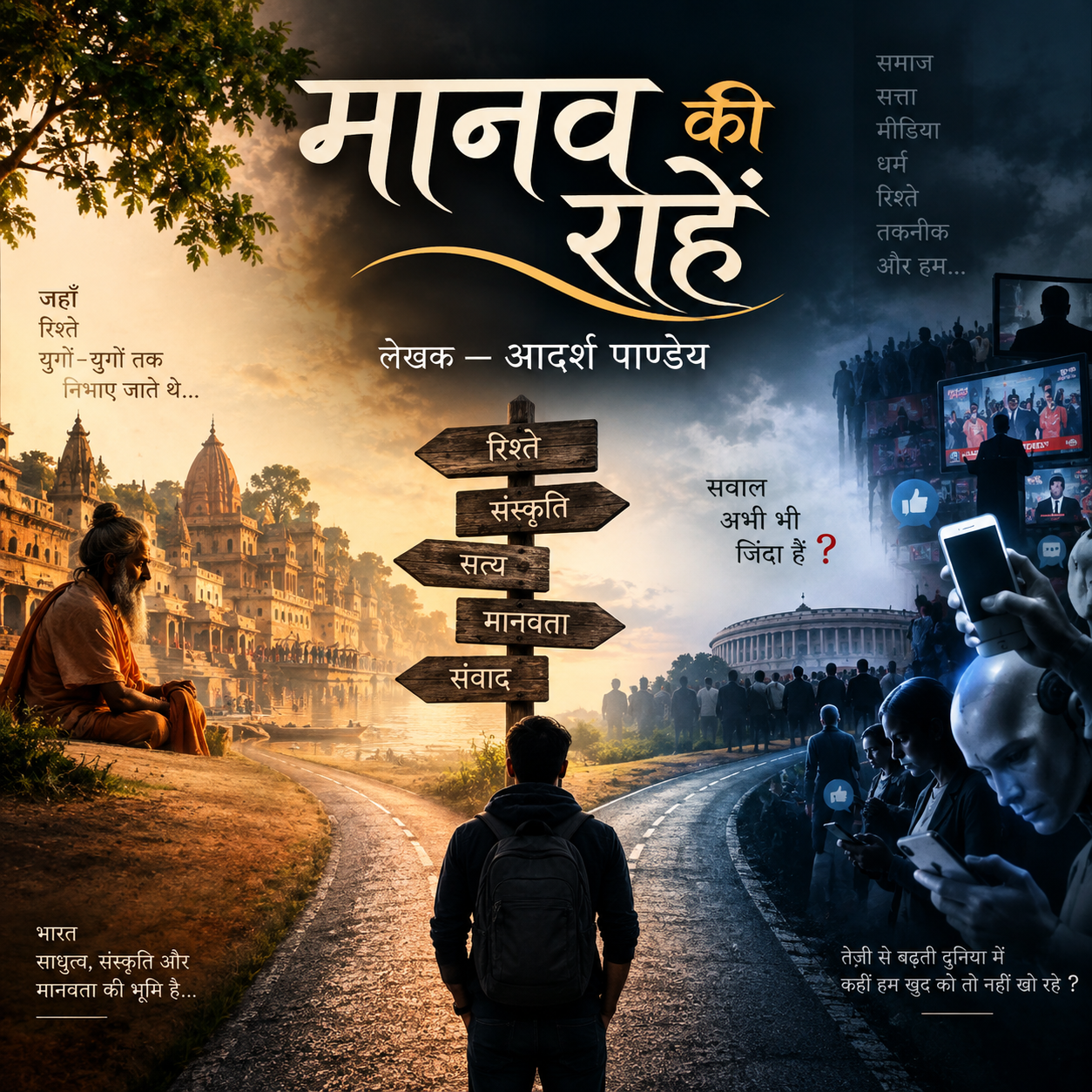 मानव कि राहें : लेखक आदर्श पाण्डेय